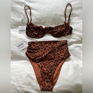 MONDAY SWIMWEAR | Maui Top | Sorrento Bottom | Dark Jaguar | size P